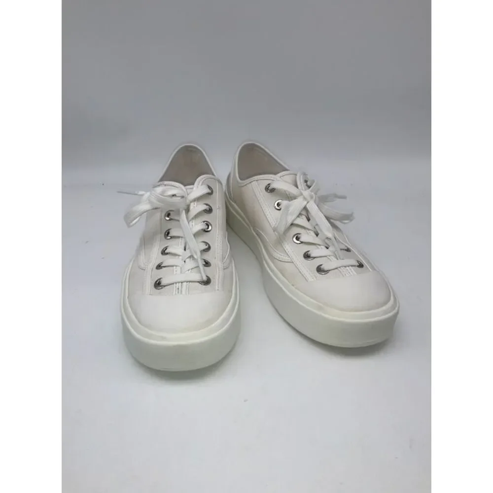 Michael Kors White Low-Top Platform Sneakers